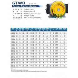 Gearless (PM) traction machine